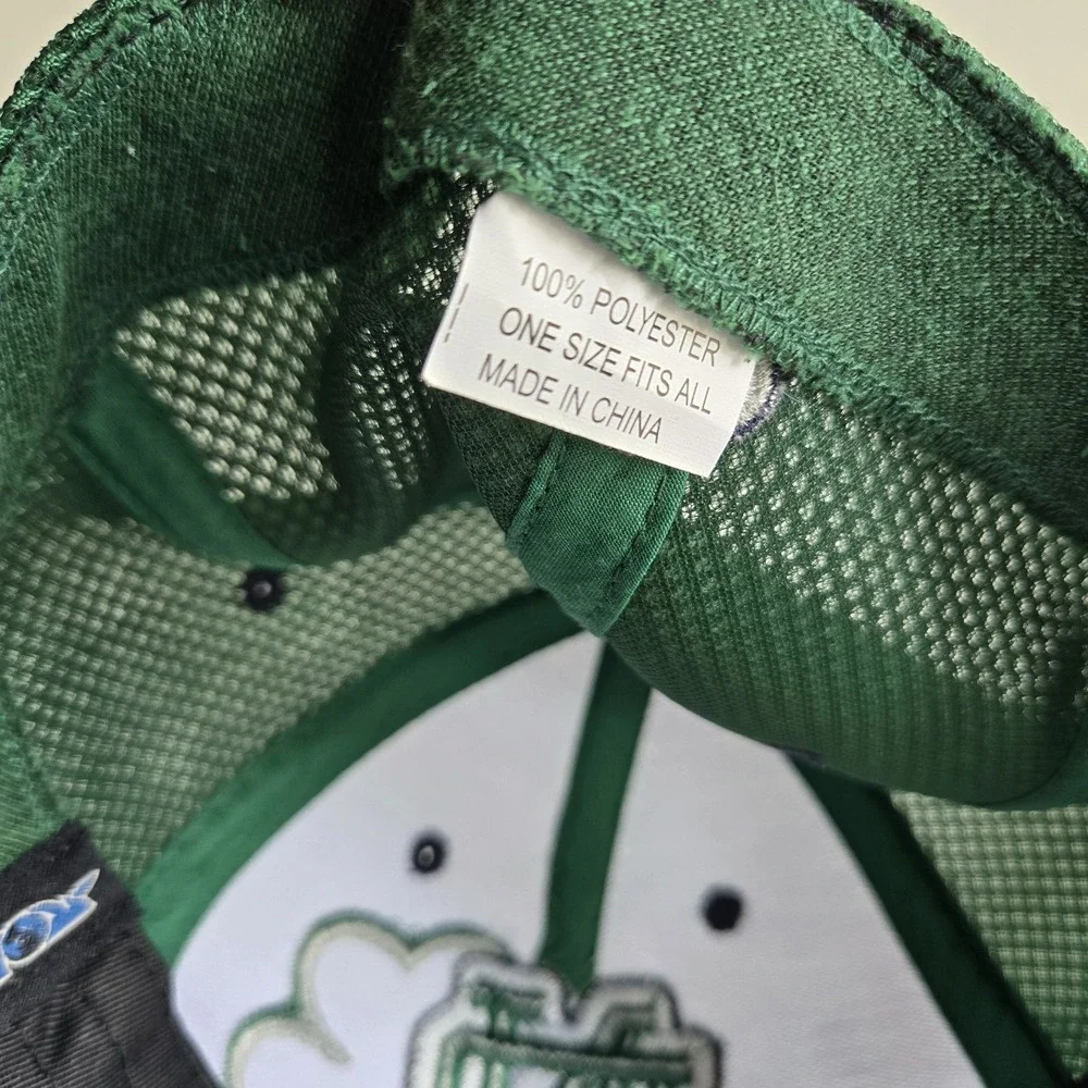 Notre Dame Fighting Irish Top Of The World One Fit Green Flex Hat One‎ Size New